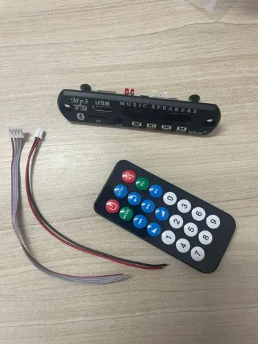 Placa Receiver para caixas Bob não amplificada com Bluetooth usb aux sd fm controle