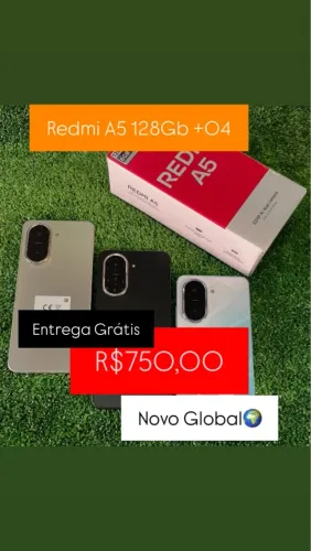 Celular Lançamento Redmi A5 128/04 Novo Entregamos Grátis