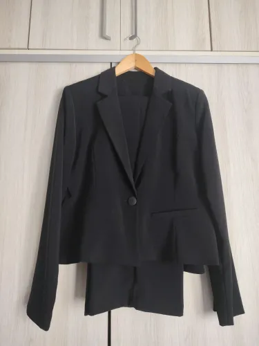 Conjunto Social Feminino Preto - Elegância e Sofisticação
