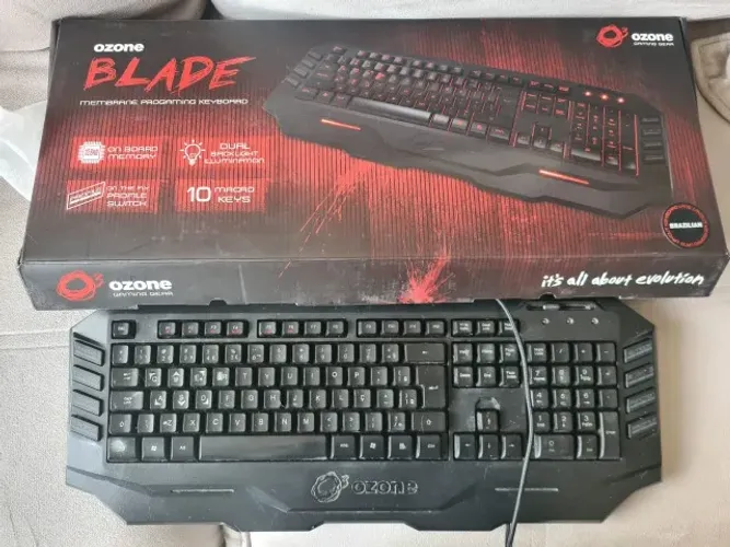 teclado gamer ozone blade ozbladebr com defeito