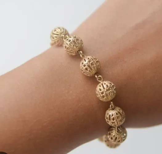 Pulseira feminina de bolas Rommanel