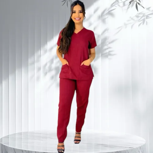 Scrubs Femininos em Linho 