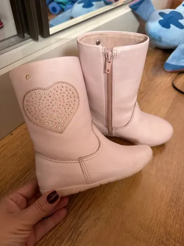 Bota rosa infantil - TAM 25