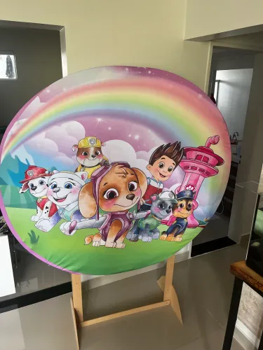 Capa para arco de festa Patrulha Canina