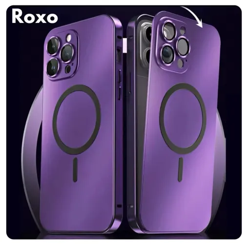 Capa Roxa Magnética para iPhone 14 PRO MAX- Proteção e Estilo