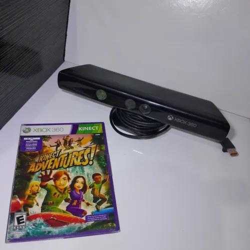 Kinect Xbox 360 + Kinect Adventures com calibrador do sensor