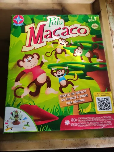 Pula Macaco Brinquedo Completo e Novo Da Estrela