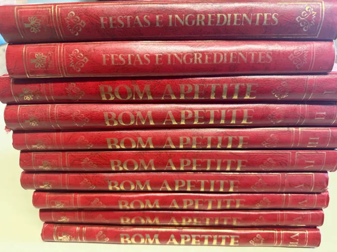 Livros  Bom Apetite Abril Cultural-10 volumes