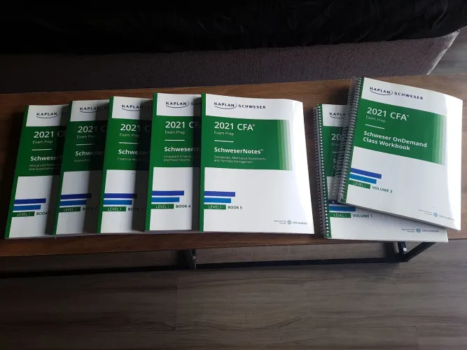 Livros Kaplan Schweser CFA 2021 Level I - Completo