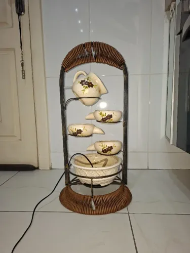 Fonte de água decorativa 66cm de altura