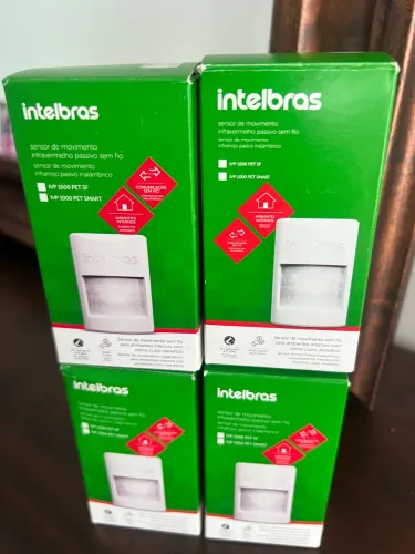 3 sensores intelbras sem fio