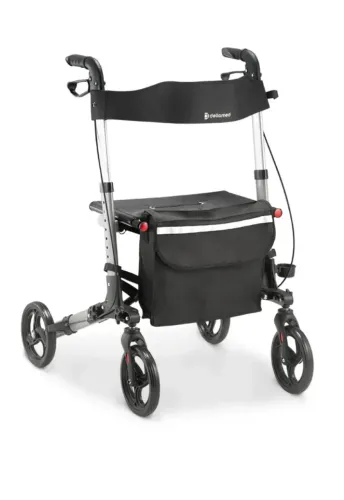 Andador de Alumínio Compacto 4 Rodas até 135 Kg D14 Marca: Dellamed