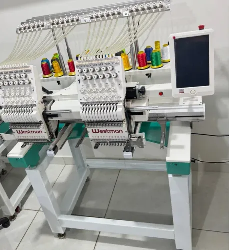 Máquina de Bordar Industrial Westman - 2 Cabeças