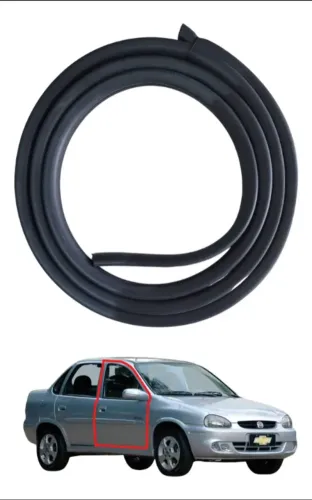 borracha de vedação porta dianteira do corsa classic