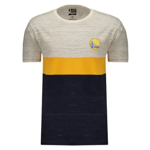 Camisa Nba Golden State Warriors Block Colors Natural Tamanho: P
