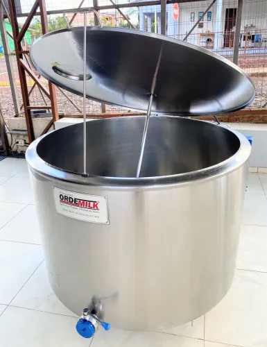 Tanque  500 Litros de Resfriamento em Inox para Açaí, Sorvetes e Sucos Maturação de Caldas