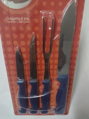 Conjunto de Facas para Churrasco com 4 Peças