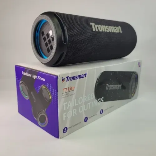 Caixa De Som Tronsmart T7  24w/Prova d'água/24hs De Música/Bluetooth5.3/App Equalização
