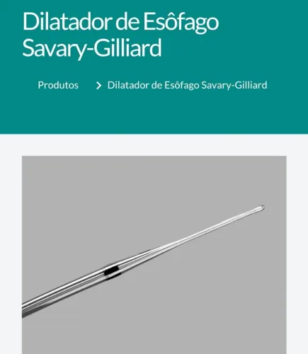 Dilatador de Esôfago Savary-Gilliard