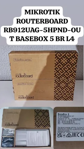 ACCESS POINT OUTDOOR MIKROTIK ROUTERBOARD BASEBOX 5 RB912UAG-5HPND-OUT BRANCO