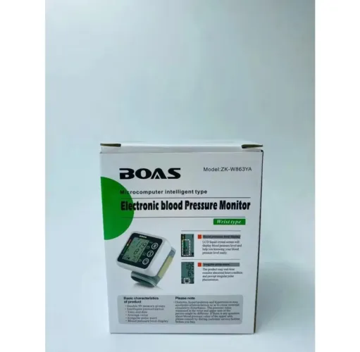 Monitor de Pressão Arterial de Pulso BOAS ZK-W863YA