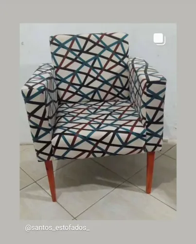 Poltrona quadrada 