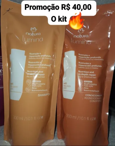 Kit Natura Lumina Shampoo e Condicionador - Promoção