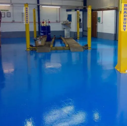 Pintura epóxi e poliuretano
