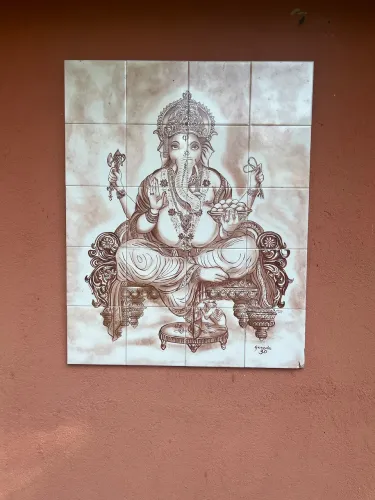 Lindo quadro arte em azulejo 
