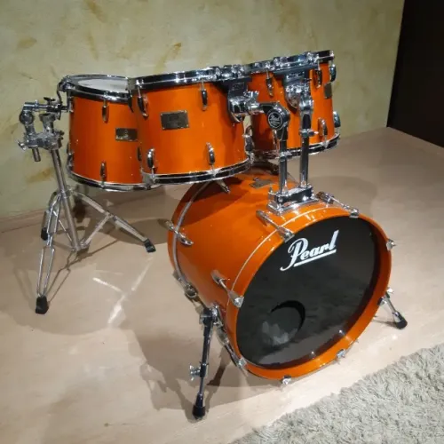 Bateria Pearl Master Custom Extra - Maple Shell- Anos 90 , Ótimo Estado sem a caixa