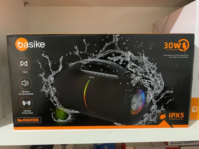 Caixa de Som BOMBOX BASIKE