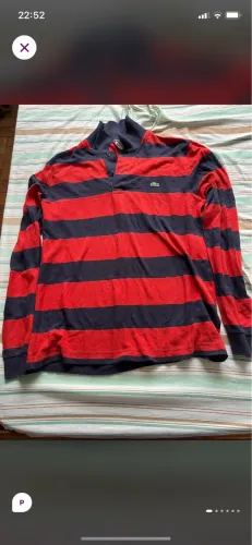 Camisa polo manga longa Lacoste original