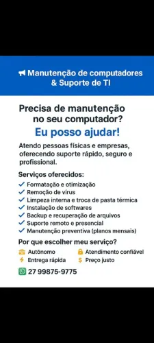 Suporte Ti computador notebook 