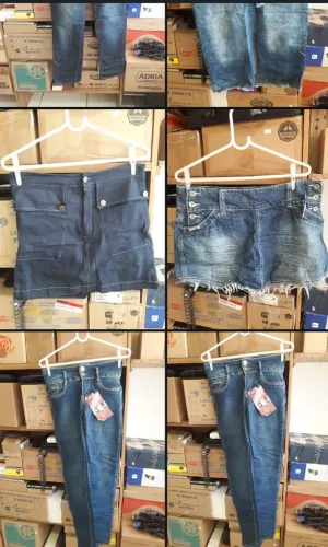 Calças, Bermudas, Saias e Macacão