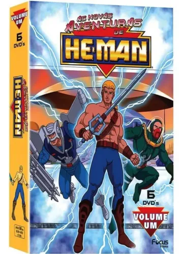 Box Dvd As Novas Aventuras De He-Man Vol 1 (6 Dvds)