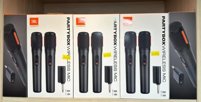 Microfone Sem Fio JBL Partybox - Importe - Novo