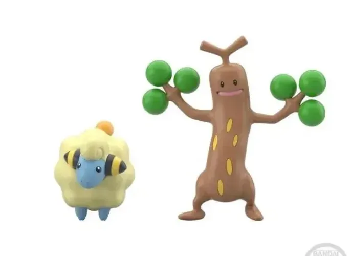 Pokemon Scale World Johto Region Mareep Sudowoodo