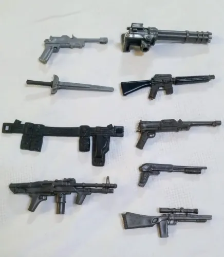 Acessórios boneco Rambo - Glasslite / anos 80