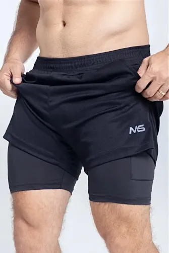 Shorts de corrida masculino