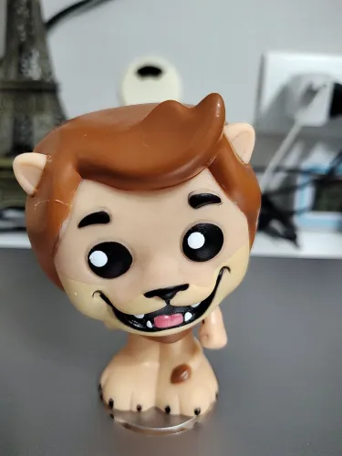 Boneco Leão Turma do Leonel Promocional Mundo Animal Original