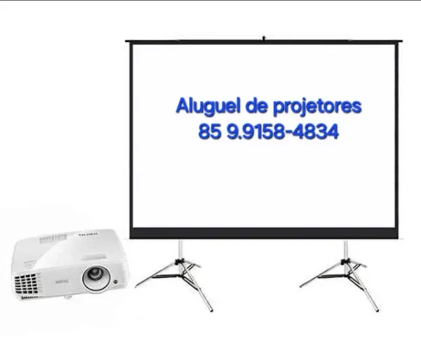 Aluguel de tela de projeção