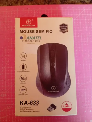 Mouse sem fio.