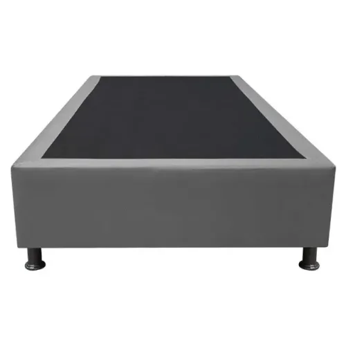 Promoção Base tamanho solteiro cinza