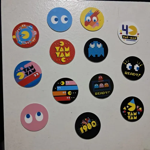 Tazos edição especial Elma Chips - PAC MAN 
