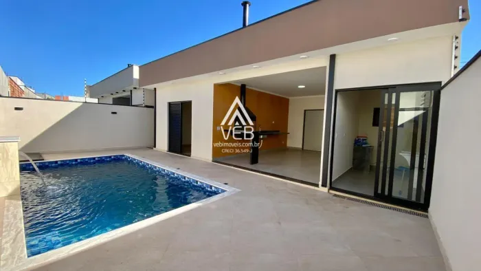 Casa para Venda em Boituva, Portal Ville Jardins, 3 dormitórios, 1 suíte, 3 banheiros, 2 v