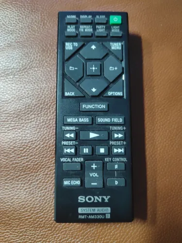 Controle Remoto Sony Original RMT-AM330U para Som Dony