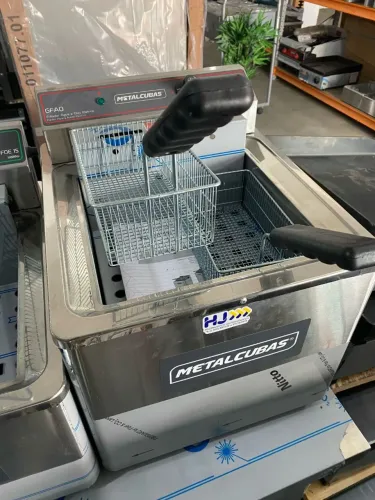 NZ. Fritadeira elétrica água e óleo 18 litros 5.500w METALCUBAS 