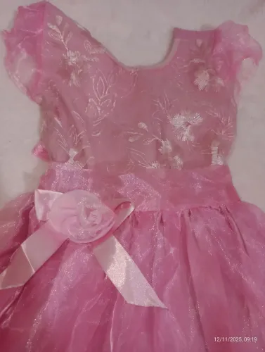 Vestido de infantil de Princesa "Rosa"!!