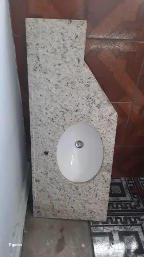 Pia de mármore para banheiro 