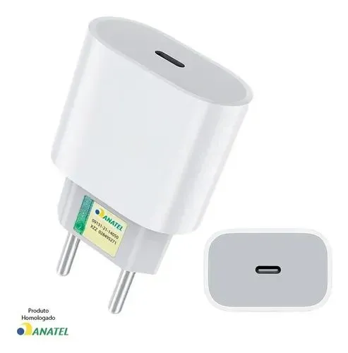 Fonte Carregador USB-C - ANATEL